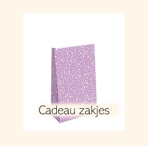 Cadeau zakjes - blokbodem zakjes - geschenk