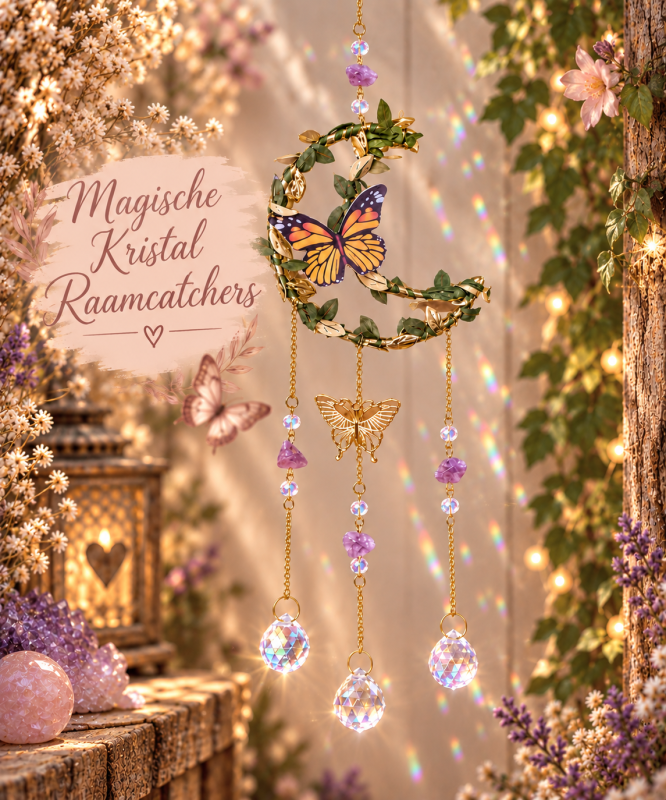 Magische kristal raamcatchers