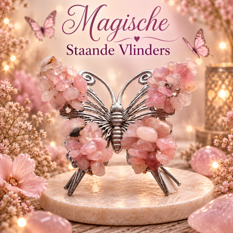 Magische edelsteen vlinders