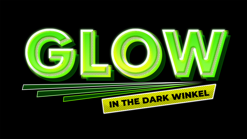 Glow in the dar winkel